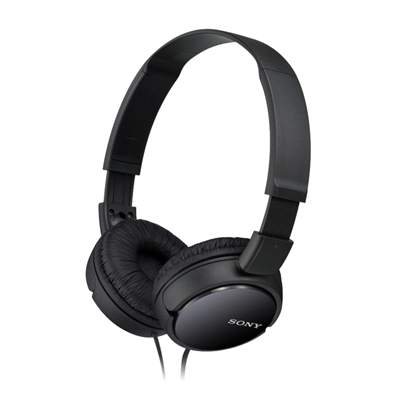 Sony MDRZX110B.AE Auricular Diadema - Tipología: Cascos Con Cable; Micrófono Incorporado: No; Control Remoto: Control De Llamadas Y Volumen/Música; Noise Canceling: No; Conectores: 1 X Jack 3,5Mm; Fuente De Alimentación: Cable Electrico; Color Primario: Negro