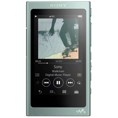 Sony NWA45G.CEW Walkman Hifi 16Gb Verde - Capacidad: 16 Gb; Color Primario: Negro; Duración De La Batería: 39 H; Tecnología De Pantalla: Tft; Tipología: Jack 3,5Mm; Usb: No