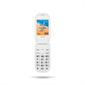 Spc 2304B - MÃ³vil con tapa para mayores con botones grandes que memoriza nÃºmeros de emergencia. Incl
