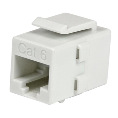 Startech C6KEYCOUPLWH Acoplador Keystone Cat6 Rj45 - Categoría: Cat.6; Color: Blanco