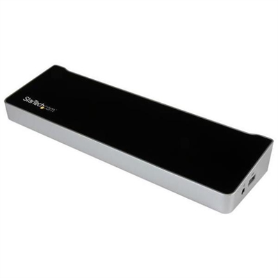 Startech DK30CH2DPPDU Docking Station Para Portatil Pd Usb-C 4K Para 3 Monitores - Tipología Específica: Docking Station; Funcionalidad: Expandir Los Puertos De Un Portatil; Color Primario: Gris; Material: Plastica