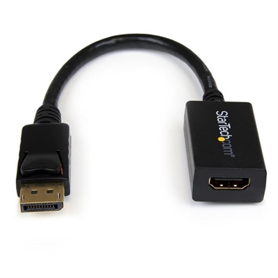 Startech DP2HDMI2 StarTech.com Adaptador Conversor de Video DisplayPort a HDMI Cable Convertidor DP Pasivo Hembra HDMI Macho DP 1920x1200 - Adaptador de vídeo - DisplayPort macho a HDMI hembra - 26.5 cm - para P/N: DK30CH2DEP, DK30CH2DEPUE, DK30CHDDPPD, DK30CHDPPDUE, MST14