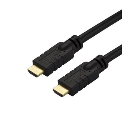 Startech HD2MM15MA Cable 15M Hdmi Alta Velocidad Con Ethernet Activo 4K Cl2 - Tipología: Hdmi 1.4; Longitud: 15 Mt; Tipologia Conector A: Hdmi (19 Pin - Type A); Formato Conector A: Macho; Tipologia Conector B: Hdmi (19 Pin - Type A); Formato Conector B: Macho; Nº De Unidades Por Paquete: 1