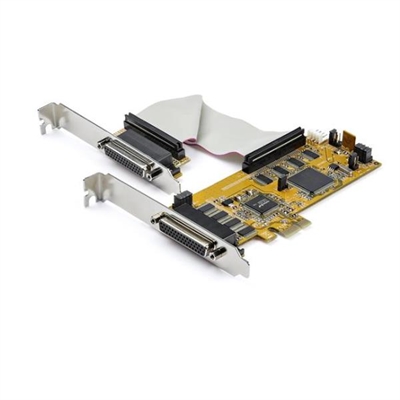 Startech PEX8S1050LP Tarjeta Pci Express 8 Puertos Serie Rs232 16550 Perfil Bajo - Lan Speed: 0,92 Mbit/S; Conectores: Db-9; Número Puertos: 8; Bus: Pci Express