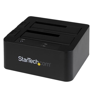 Startech SDOCK2U33EB Docking Station Usb 3.0 2Xsata - Tipología Genérica: Acessorios Para Discos Duros; Tipología Genérica: Docking; Tipología Específica: Docking; Tipología Específica: Estacion De Conexion; Funcionalidad: Acoplamiento Dock; Funcionalidad: Conexion E Intercambio; Color Primario: Negro