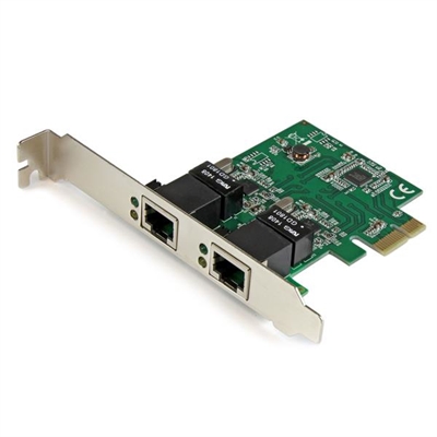 Startech ST1000SPEXD4 Tarjeta Pci-E De Red 2 Puertos - Tipologia Interfaz Lan: Ethernet; Conector Puerta Lan: Rj-45; Velocidad Lan: 1000 Mbit/S; Bus De Sistema: Pci Express; Wake-On-Lan: Sí; Alimentación Por Medio Del Bus: Sí