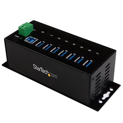 Startech ST7300USBME Hub Usb 3.0 7 Puertos Esd - Número Puertos Usb: 7; Standard Usb: Usb 3.2 Gen 1 Superspeed (5 Gbps) Type-A; Alimentación: Autoalimentato; Color Chasis: Negro