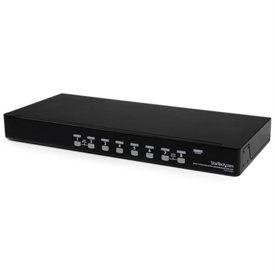 Startech SV831DUSBU Switch Kvm 8X Vga Usb 1U Rack - N° Max Ordenadores/Servidores: 8; Vga: Sí; Ps/2 Raton: No; Ps/2 Teclado: No; Usb: Sí