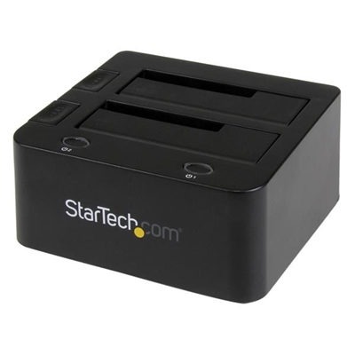 Startech UNIDOCKU33 Base Conexion Hdd Usb 3.0 Uasp - Tipología Genérica: Acessorios Para Discos Duros; Color Primario: Negro; Tipología Específica: Estacion De Conexion; Material: Plástico; Funcionalidad: Acoplamiento Dock; Interfaz Discos Soportada: Sata-Ide; Color Primario: Negro; Hdd 2,5 Pulgadas: Sí