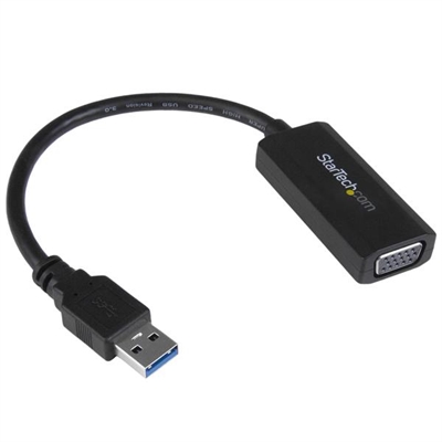 Startech USB32VGAV Adaptador Usb3.0 A Vga Cable - Tipo Conector Externo: Vga; Formato Conector Externo: Hembra; Tipo Conector Interno: Usb 3.0 Tipo A; Formato Conector Interno: Macho; Nº De Unidades Por Paquete: 1; Color: Negro