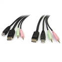 Startech DP4N1USB6 - 