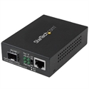 Startech MCM1110SFP - StarTech.com Conversor de Medios Ethernet Gigabit a Fibra con SFP abierto - Adaptador de C