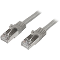 Startech N6SPAT5MGR - StarTech.com Cable de Red Cat6 Ethernet Gigabit Blindado SFTP - Gris - Cable de interconex