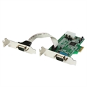 Startech PEX2S553LP - Tarjeta Pci Express 2X Serie - Lan Speed: 1 Mbit/S; Conectores: Serial; Número Puertos: 2;