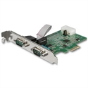 Startech PEX2S953LP - Tarjeta Pcie Serie De 2 Puertos Rs232 Con Uart 16950 - Lan Speed: 2,56 Mbit/S; Conectores: