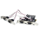 Startech PEX4S553 - Tarjeta Pci Express 4X Serie - Lan Speed: 1 Mbit/S; Conectores: Serial; Número Puertos: 4;