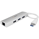 Startech ST3300G3UA - Hub 3X Usb 3.0 Con Ethernet - Número Puertos Usb: 3; Standard Usb: Usb 3.2 Gen 1 Superspee