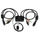 Startech SV211HDUA - StarTech.com Conmutador Switch KVM 2 puertos HDMI USB Audio Mini Jack con Cables Integrado
