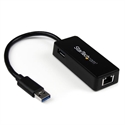 Startech USB31000SPTB - StarTech.com Adaptador Tarjeta de Red NIC Externa USB 3.0 1 Puerto Gigabit Ethernet RJ45 y