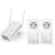 Strong PLWF600TRIEUV2 - Strong Powerline WiFi 600 Triple Pack V2. Rango máximo de transferencia de datos: 600 Mbit