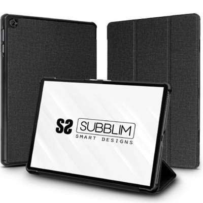 Subblim SUBCST-5SC120 Con la funda Subblim Shock Case tu Tablet Lenovo M10 Plus 3a Gen 10.6” TB-125F/128F estará protegida en todo momento. Tiene un diseño moderno y elegante en formato Full SmartCover. La carcasa posterior está hecha de material de policarbonato duradero para que no tenga que preocuparse por ningún daño con los bordes reforzados contra las caídas. Ofrece una fácil instalación con un sencillo clip. Dispone de diferentes ángulos de visión con los que podrás visionar vídeos o escribir. Todas las funcionas de la Tablet son accesibles con la funda puesta y posee una abertura para cámara que permite tomar fotos y videos. Esta funda de una pieza se ajustará a tu nueva Lenovo M10 Plus como un guante. Ofrece una forma ideal de protección donde quiera que vaya.Shock AbsortionLos bordes y cantos de la funda proporcionan una protección extra y están pensados contra las caídas accidentales.Dos ángulos de visiónUno que te permitirá el visionado de vídeos y películas favoritas además de otro que te permitirá una perfecta escritura.ExclusivaEspecialmente diseñada para el modelo Lenovo M10 Plus de 3a Generación. Acceso perfecto a todos los botones, puerto de carga y apertura de cámara.