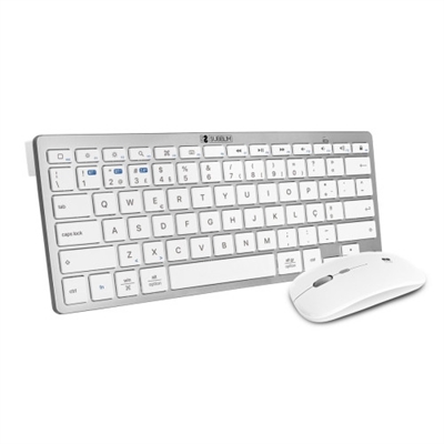 Subblim SUBKBC-OCO015 Conectividad inalámbrica para múltiples dispositivos (Portugués)- El teclado inalámbrico Subblim admite 3 dispositivos a través de dos canales con Tecnología inalámbrica Bluetooth 5.2 y uno a través de un receptor RF USB 2.4G.- El ratón es compatible con 2 dispositivos, un canal con tecnología inalámbrica Bluetooth 5.2 y otro a través del receptor USB Receptor USB- El receptor USB se comparte entre el teclado y el ratón, unificando ambos y ocupando un solo puerto en el dispositivo.