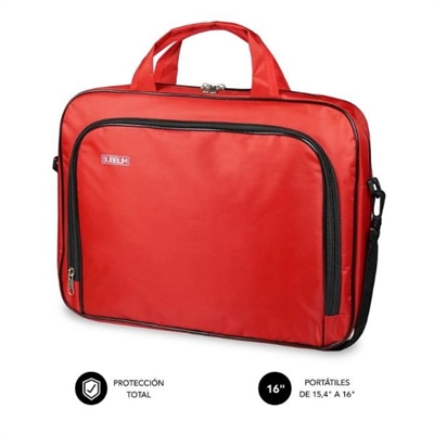 Subblim SUB-LB-1OLB052 Oxford Laptop Bag 154-16 Red