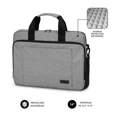 Subblim SUB-LB-4APLB01 Air Padding Laptop Bag 133-14 Grey