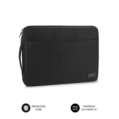 Subblim SUB-LS-0PS0001 La apariencia liviana y delgada pero elegante hace que la funda URBAN de Subblim sea muy llamativa y atractiva. Se adapta a las rutinas diarias para viajar y utilizar en diferentes lugares como cafeterías y espacios de trabajo compartido. Puede colocar fácilmente la funda en la mochila y la maleta sin preocuparse por cualquier daño al ordenador portátil. Por su diseño funcional y moderno puede ser usada por cualquier persona que desee proteger su ordenador a un precio muy asequible.Asa RetráctilPara que te sea fácil poder introducir la funda dentro de tu mochila o para un transporte ocasionalSlim y ligeraDiseñada para que ocupe el menor espacio posible sin renunciar a una fuerte protección.ProtecciónInterior reforzado y acolchado (relleno de Foam de doble capa) que facilita un transporte seguro. Material exterior muy resistente a prueba de líquidos y otros elementos.