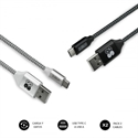 Subblim SUB-CAB-2TC001 - CARGA Y SINCRONIZA TU DISPOSITIVOEl pack de cables de Type C a USB A metálicos te permiten