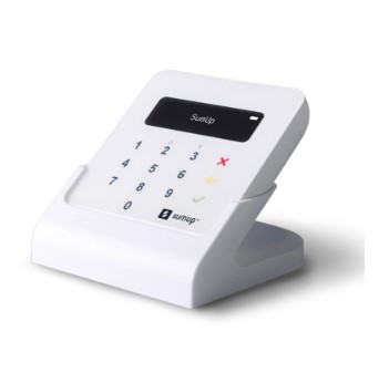 Sumup 805610001 Lector de tarjetas de crédito POS Sumup Sólo pantalla táctil y conexión WI-FI, datos móviles ilimitados y gratuitos.Ventajas:Tecnología RFID NFCGestione sus pagosVea sus ventasAceptar y seguir consejosCree varios perfiles para sus empleados.