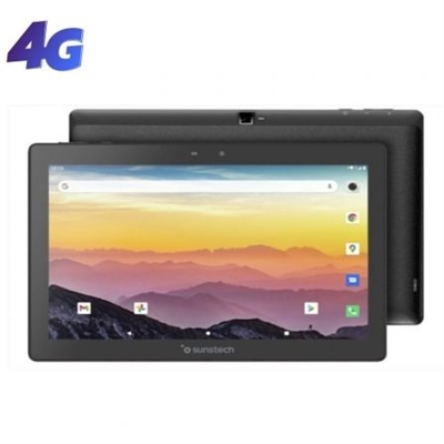 Sunstech TAB1010BK Sunstech TAB1010 - Tableta - Android 10 - 64 GB - 10.1 IPS (1280 x 800) - Ranura para microSD - 4G - negro
