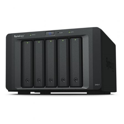 Synology DX517 Caracteristicas	Modelos Compatibles - Ds1817+ - Ds1618+ - Ds1517+ - Ds918+ - Ds718+ - Ds1817 - Ds1517 - Nvr1218Almacenamiento - Receptáculo(S) De Unidad: 5 - Tipo De Unidad Compatible:<...