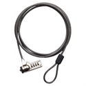 Targus PA410E - Targus DEFCON - Bloqueo de cable de seguridad - gris - 2 m