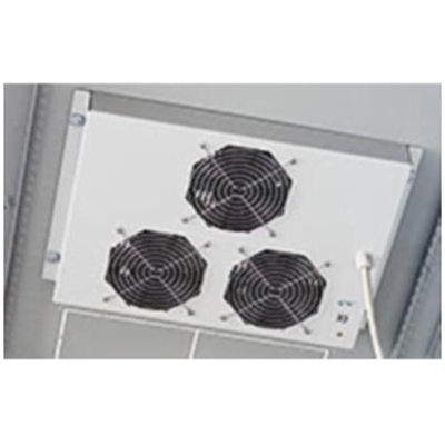 Tecnosteel P9063T 3 Fan Ventilation Unit With Thermostat - Progress - Mounting Roof Mounting - Número De Montantes Verticales: 0; Profundidad: 450 Mm; Color: Gris
