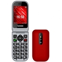 Telefunken TF-GSM-S450-RD - El S450 Es Un Telfono Con Tapa - Con Un Elegante Acabado Mate Que Proporcióna Un Excelente
