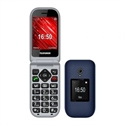 Telefunken TF-GSM-S460-BL - Diseño Esencial Y Elegante Teléfono Tipo Clamshell Con Un Acabado Mate Que Brinda Un Agarr