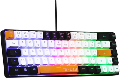 The-G-Lab KEYZ-HYDROGEN/SP Teclado semimecánico optimizado para juegos, este teclado semimecánico Keyz Hydrogen es la opción perfecta para los jugadores que buscan un teclado para juegos mini. Este teclado para juegos de 60% optimiza el espacio en tu juego y te garantiza libertad de movimiento. Se acabaron las colisiones accidentales con el teclado numérico, este teclado TKL te llevará directamente a la victoria. Elija el máximo rendimiento con este mini teclado para jugador semi mecánico. Entra en la acción y sumérgete en un ambiente de juego completo con la impresionante retroiluminación fija Multicolor de este teclado. El Keyz Hydrogen iluminará tu set up gaming gracias a sus colores arco iel, cada tecla se destaca meticulosamente, proporcionando una visibilidad óptima incluso en la oscuridad. Disfruta de una experiencia de juego envolvente sin igual con este teclado 60% que combina estilo, funcionalidad y rendimiento para convertirse en el verdadero maestro de tu mundo virtual.El Keyz Hydrogen es un teclado semi mecánico de 60% diseñado para juegos. Será tu aliado definitivo para tus intensas sesiones de juego que traen: golpe rápido, preciso y cómodo. Equipado con teclas silenciosas y con una gran capacidad de respuesta, este teclado mini gamer te permite jugar horas a discreción sin interrumpir tu entorno. Si eres fanático de Fortnite, League of Legends, Minecraft o Valorant, este teclado gamer tkl te ofrecerá una experiencia de juego inigualable.Este teclado para gaming semi mecánico te permite presionar 19 teclas simultáneamente sin temor a ningún conflicto o acción no deseada, garantizando así una precisión sin igual durante tus sesiones de juego. Libere todo su potencial con este teclado para jugador tkl que le ofrece el máximo rendimiento sin necesidad de software de personalización, para un uso sencillo y eficiente. Gracias a su formato ultra compacto y su peso de 430 g, el keyz Hydrogen es un teclado semi mecánico 60% fácil de transportar. Conéctelo y funciona instantáneamente sin ningún controlador para instalar de antemano. Este teclado mini gamer es compatible con pc, ps4, ps5, xbox one y xbox series x. Las teclas tienen una vida útil de 12 millones de pulsaciones de teclas cada una. El teclado está equipado con un cable trenzado reforzado. Ofrecemos una garantía de 2 años. En caso de alguna pregunta o problema, nuestro servicio al cliente le responde en -24 horas para ayudarlo.