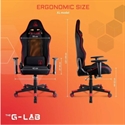 The-G-Lab KS-OXYGEN-XL-BLU - Con Silla Gaming The G-Lab Oxygen Azul da un toque sencillo y original a tu casa. Silla Ga