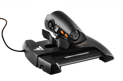 Thrustmaster 2960754 Thrustmaster TWCS Throttle. Tipo de dispositivo: Palanca de mando, Plataformas de juego soportadas: PC, Tecnología de control para juegos: Analógico. Tecnología de conectividad: Alámbrico, Interfaz del dispositivo: USB. Color del producto: Negro. Fuente de energía: Cable