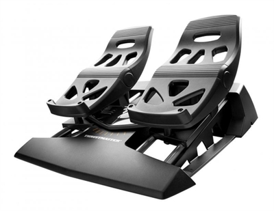 Thrustmaster 2960764 Thrustmaster T.Flight Rudder Pedals. Tipo de dispositivo: Pedales, Plataformas de juego soportadas: PC,PlayStation 4. Tecnología de conectividad: Alámbrico, Interfaz del dispositivo: USB. Color del producto: Negro, Material de la carcasa: Aluminio. Sistema operativo Windows soportado: Windows 10 Education,Windows 10 Education x64,Windows 10 Enterprise,Windows 10 Enterprise.... Cables incluidos: Teléfono (RJ-12)