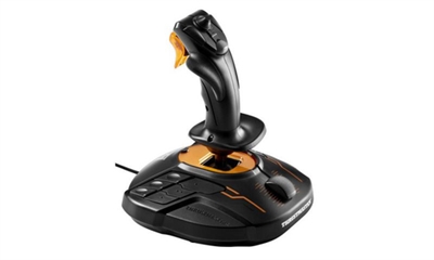 Thrustmaster 2960773 Thrustmaster T-16000M FC S. Tipo de dispositivo: Palanca de mando, Plataformas de juego soportadas: PC, Botones de función control para gaming: Cruceta. Tecnología de conectividad: Alámbrico, Interfaz del dispositivo: USB. Color del producto: Negro, Naranja. Sistema operativo Windows soportado: Windows 10 Education,Windows 10 Education x64,Windows 10 Enterprise,Windows 10 Enterprise.... Ancho: 220 mm, Profundidad: 214 mm, Altura: 242 mm