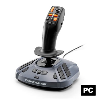 Thrustmaster 2960889 El SimTask FarmStick es el joystick diseñado para controlar maquinaria agrícola y pesada, desarrollado según los conocimientos de Thrustmaster en simulación de vuelo. Con sus 3 ejes direccionales, 2 con sensores magnéticos H.E.A.R.T (HallEffect AccuRate Technology), puedes controlar con precisión carretillas elevadoras, grúas y todos los demás tipos de maquinaria agrícola y de construcción. Plug & Play en Farming Simulator 22, el joystick multifuncional y los 33 botones de acción se asignan automáticamente a los controles de cada vehículo, para disponer de un fácil acceso. El diseño del stick se ha inspirado en los interiores de los tractores y equipos agrícolas modernos de alta gama, para lograr una mayor inmersión y realismo. El SimTask FarmStick es compatible con PC (Windows 11/10) y se combina perfectamente con un SimTask Steering Kit acompañado por un volante de carreras T128 o T248 (vendidos por separado), para dar lugar a una cabina del conductor inmersiva y llena de funciones.CONTROLAR MAQUINARIA PESADAEl SimTask FarmStick es el joystick diseñado para simulaciones de Farming y de construcción, y controlar maquinaria pesada. Controla carretillas elevadoras, polipastos, grúas o equipos forestales y realiza cualquier tarea con facilidad gracias a sus tres ejes direccionales de 16 bits, dos de ellos con sensores magnéticos H.E.A.R.T (HallEffect AccuRate Technology).STICK MULTIFUNCIONALCon 7 botones, 2 interruptores basculantes, 1 mini-stick y 1 ruedecilla, el stick es un dispositivo multifuncional que te pone el control de todo tipo de maquinaria al alcance de la mano. El gatillo te permite alternar entre los modos de Driving y Working, para acceder a 6 acciones adicionales con el pulgar.PANEL DE CONTROL TODO EN UNOLa base del joystick cuenta con 18 botones adicionales que son totalmente asignables a acciones específicas en cada juego o tipo de vehículo. El botón Combo te permite duplicar el número de acciones que se pueden asignar a cada botón en Farming Simulator 22.Con sus 33 botones y diferentes tipos de controles, el SimTask FarmStick es a la vez un joystick y un panel de control todo en uno, lo que te permite liberarte del uso del ratón y el teclado.DISEÑO ERGONÓMICO, INSPIRADO EN MAQUINARIA AGRÍCOLA REALEl diseño ergonómico y ambidextro te permite acceder fácilmente a las funciones principales con un manejo cómodo, incluso durante sesiones prolongadas. El SimTask FarmStick se ha inspirado directamente en los interiores de tractores y equipos agrícolas modernos de alta gama, con dimensiones realistas.PLUG & PLAY EN FARMING SIMULATOR 22El SimTask FarmStick es compatible con PC (Windows 11/10), y Plug & Play en Farming Simulator 22 (juego no incluido). Los controles se asignan automáticamente a cada vehículo. Todos los botones se pueden programar para las necesidades de cada juego (lista de juegos compatibles disponible en el sitio web de soporte de Thrustmaster).PREPARADO PARA EL ECOSISTEMAUsa el SimTask FarmStick junto con un volante de carreras T128 o T248 y un SimTask Steering Kit (todos se venden por separado) para lograr un control total y una experiencia inmersiva que simula la cabina del conductor de maquinaria agrícola o de construcción. El SimTask FarmStick también se puede usar en solitario o como dúo para maquinaria más técnica, incluidos equipos forestales.