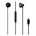 Tnb ESCURVBK - Curv - Auriculares Wired Semi In-Ear Lightning Earphonesclean Design And Elegant Black Col