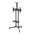 Tooq FS1470M-B Soporte Suelo Ruedas 37-70 Ne - Tipología Genérica: Soporte De Soporte; Tipología Específica: Placa De Montaje; Dimensión Máxima Soportada: 70 ''; Peso Máximo Por Pantalla: 50 Kg; Juntas: 1; Pantallas Soportadas: 1