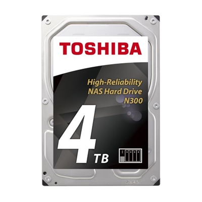 Toshiba HDWQ140UZSVA Toshiba N300 NAS - Disco duro - 4 TB - interno - 3.5 - SATA 6Gb/s - 7200 rpm - búfer: 128 MB