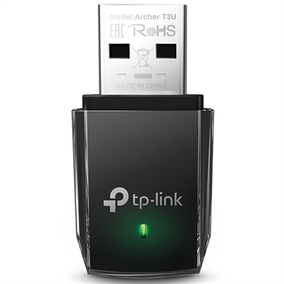 Tp---Link ARCHER T3U Mini Adaptador Usb Mini Inalámbrico Mu - Mimo Ac1300 Archer T3u  Wi - Fi Ultra Rápido Ac1300 (400 Mpbs En Banda 2.4Ghz Y 867 Mbps EnBanda 5Ghz ) Conexión Wifi Rápida Con La Siguiente Generación Wi - Fi - 802.11Ac   Doble Ban...