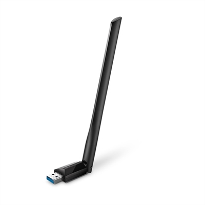 Tp-Link ARCHER T3U PLUS TP-LINK Archer T3U Plus. Tecnología de conectividad: Inalámbrico, Interfaz de host: USB, Interfaz: WLAN. Rango máximo de transferencia de datos: 867 Mbit/s, Estándar Wi-Fi: Wi-Fi 5 (802.11ac), Banda Wi-Fi: Doble banda (2,4 GHz / 5 GHz). USB con suministro de corriente. Color del producto: Negro