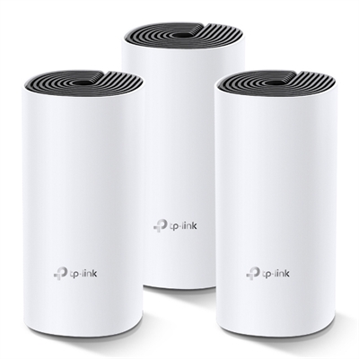 Tp---Link DECO M4(3-PACK) Deco M4 Es La Forma Más Sencilla De Garantizar Una Fuerte Señal Wi - Fi En Cada Esquina De Tu Hogar Hasta 260 Metros Cuadrados (Paquete De 2).Las Conexiónes Inalámbricas Y La Red De Respaldo Ethernet Opciónal Trabajan Juntas Para ...