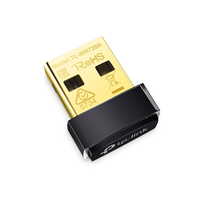 Tp-Link TL-WN725N Nano Adaptador Usb Inalambrico N A 150Mbps Soporta 802.11Bgn Tama O Nano - Tipologia Interfaz Lan: Wireless; Conector Puerta Lan: Usb; Velocidad Lan: 150 Mbit/S; Bus De Sistema: Usb 2.0; Wake-On-Lan: No; Alimentación Por Medio Del Bus: Sí